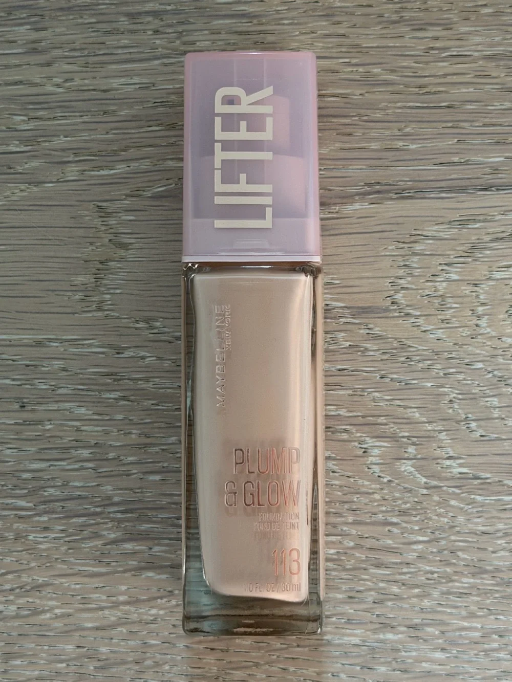 Maybelline Lifter Plump & Glow Foundation Hyaluronic Acid 113